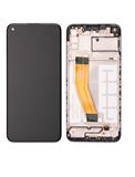 מסך לסמסונג גלקסי A11 מקורי סרויס פק עם מסגרת cellstock.co.il