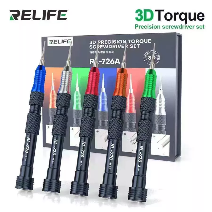 סט מברגים Sunshine RE726A 3D (5 מברגים)