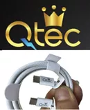 כבל טעינה ונתונים Type C - Type C באורך 2 מטר Qtec cellstock.co.il