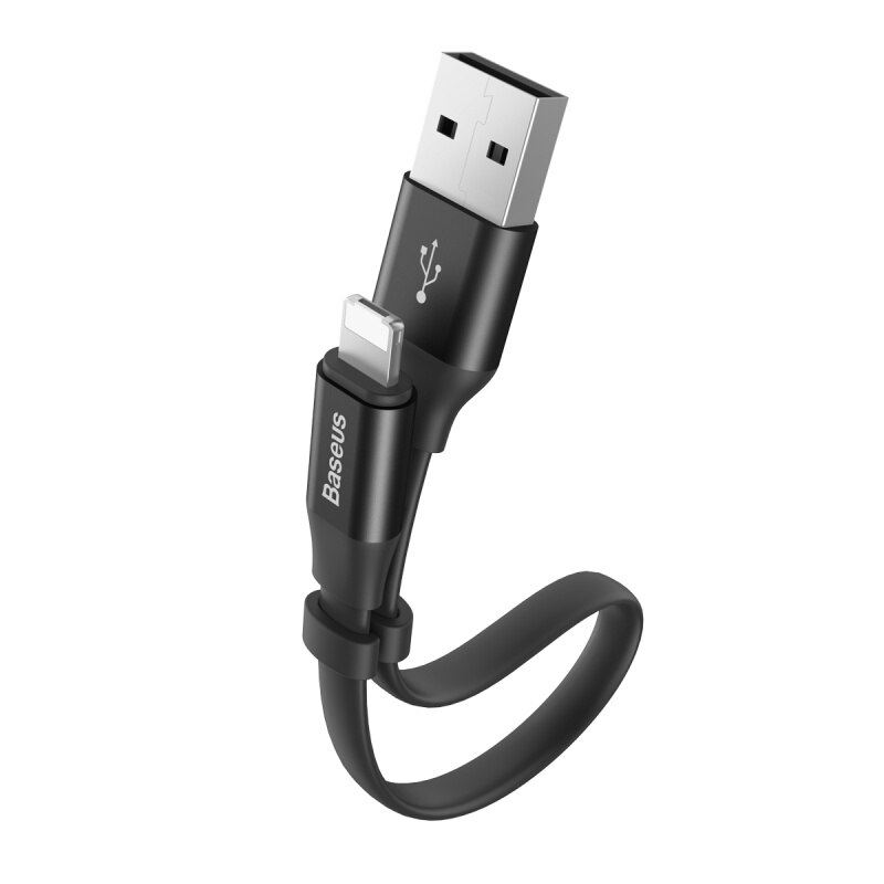 כבל מקוצר 23CM מיקרו USB משולב איפון
