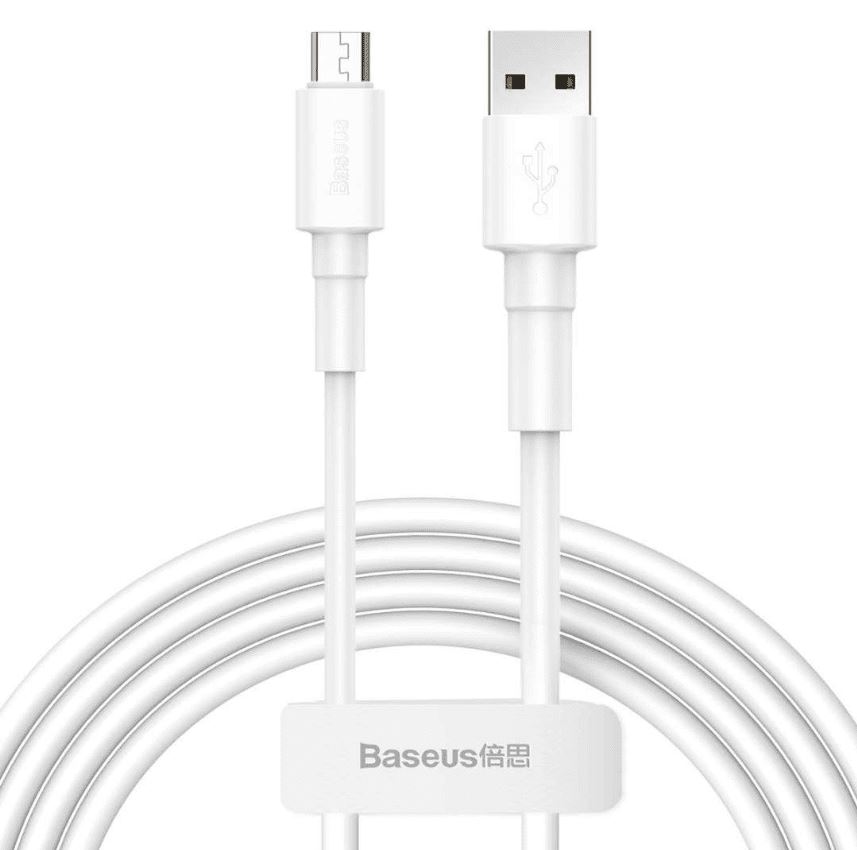כבל גומי USB אורך 1 מטר מיקרו