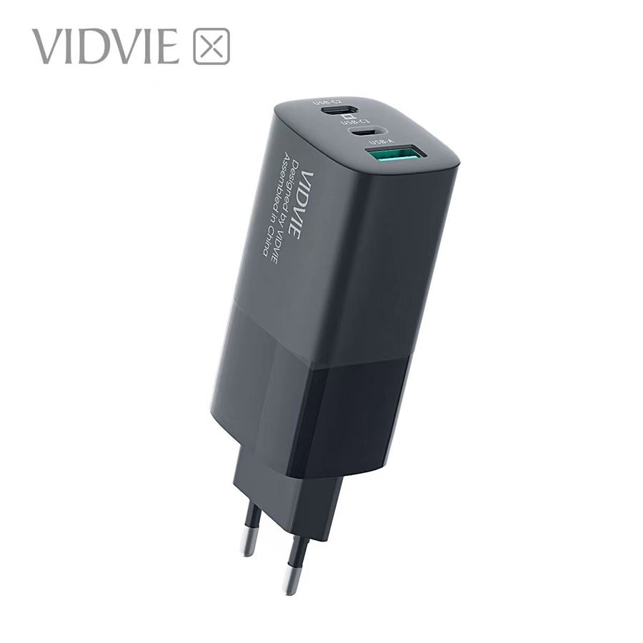 מטען חזק 65W GaN מבית vidvie ple220