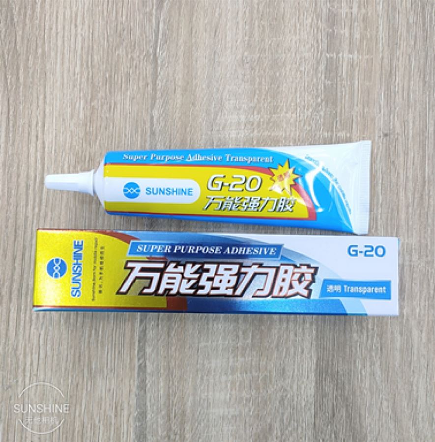 דבק שקוף G20 50ml תוצרת Sunshine