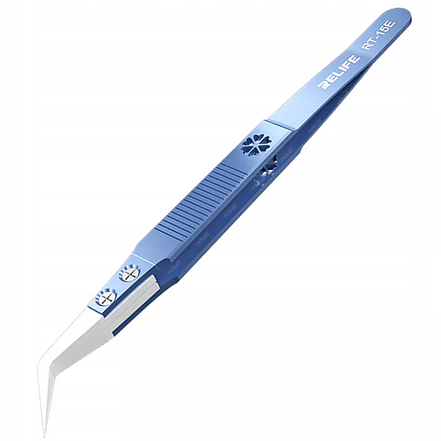 פינצטה קרמית זוית Relife Rt15e