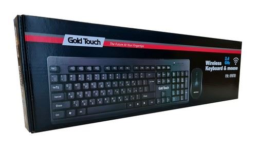 סט מקלדת+עכבר אלחוטיים GoldTouch KYW700