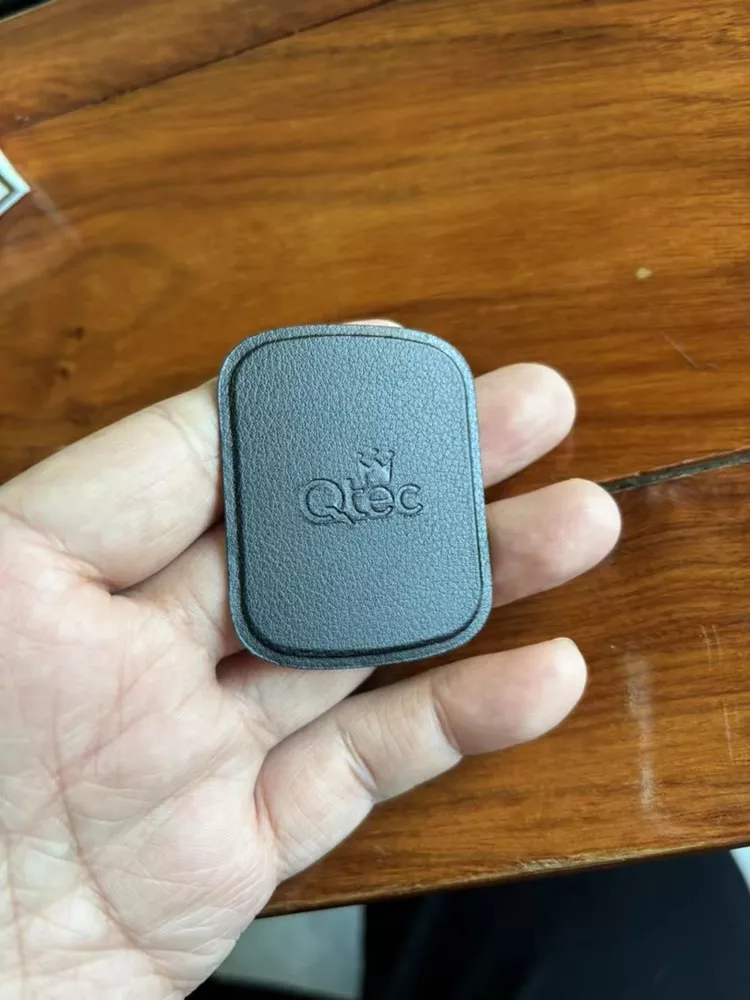 סט 3 דיסיקות מתכת Qtec מעור למעמד טלפון מגנטי