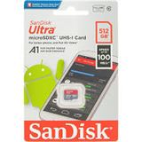כרטיס זיכרון סאנדיסק מיקרו Micro SD נפח 512GB cellstock.co.il